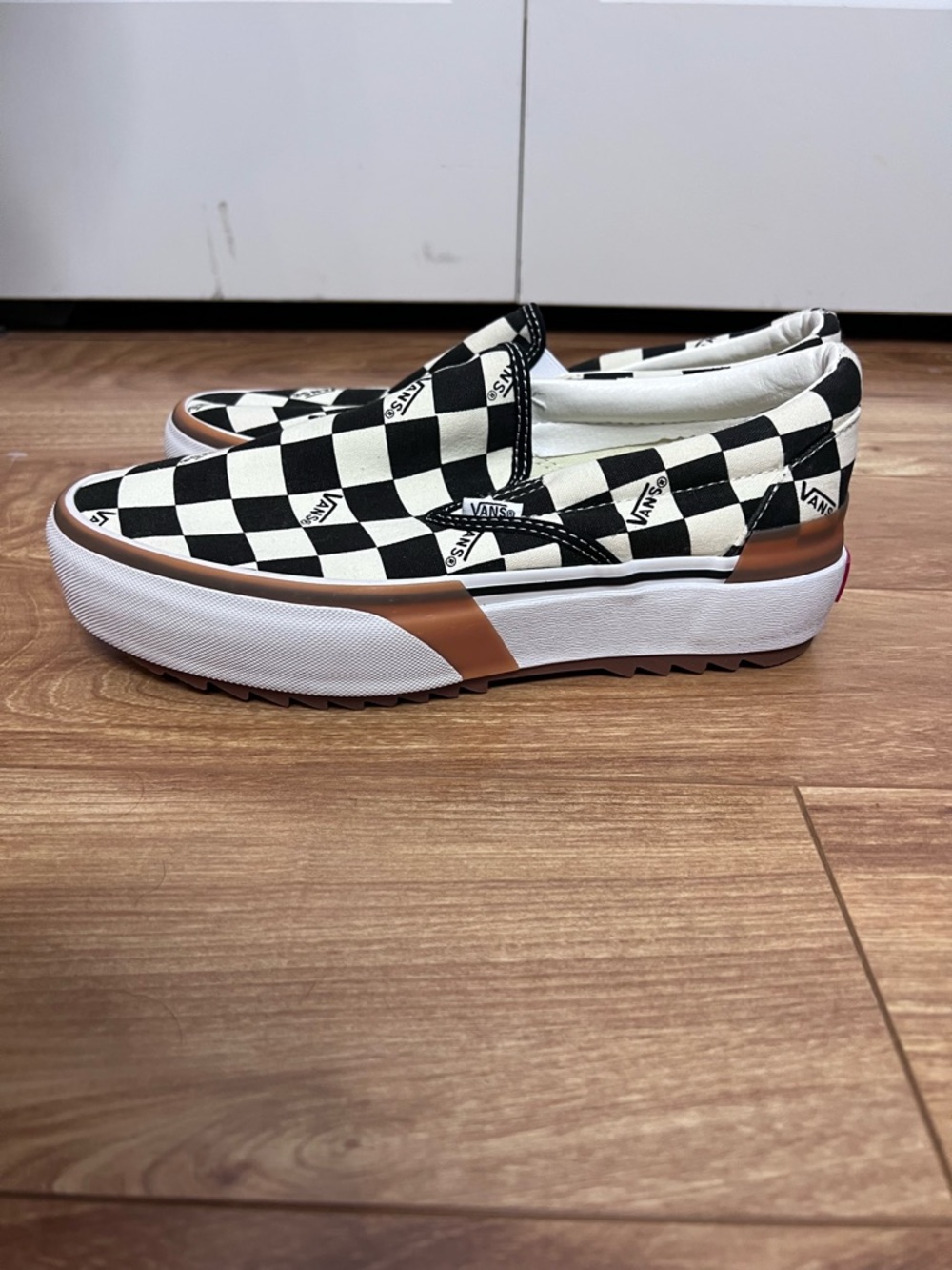 Vans Stacked Checkered platform sneakers 8.5 - Picture 6 of 11